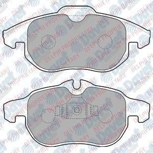 DELPHI LP1723 Fren Balatasi On (156mm) Vectra C 03-